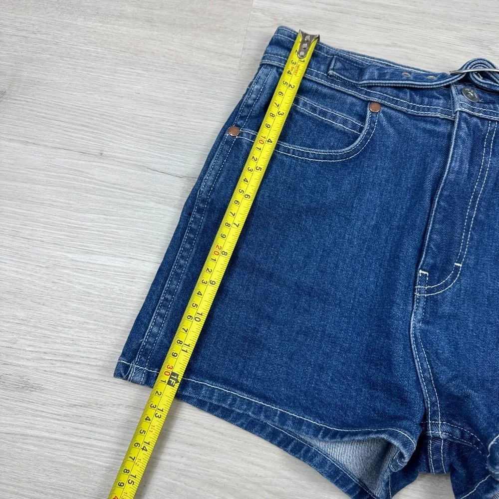 Rag & Bone Derby Denim High Rise Jean Shorts Womens 26 Medium Wash